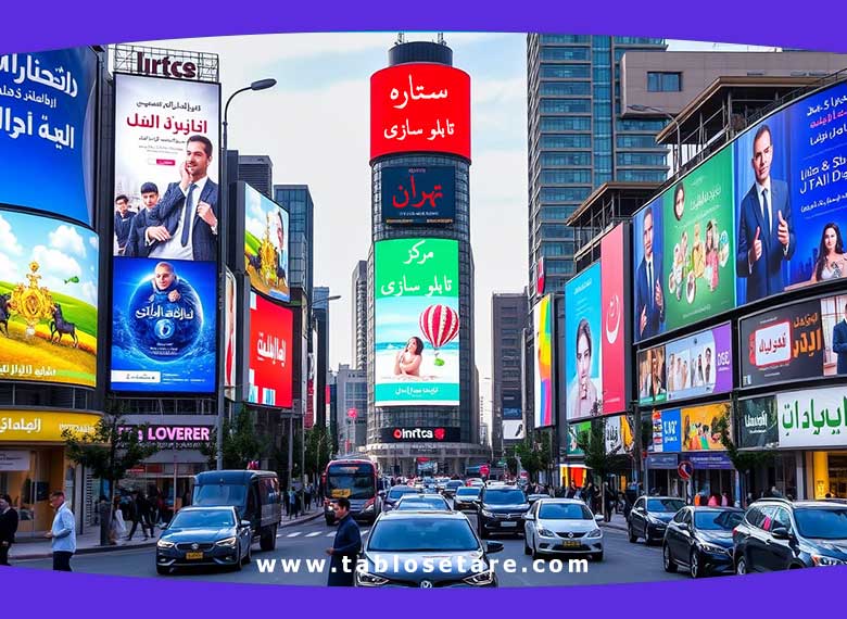 معرفی بازار تابلو سازی در تهران و بهترین تابلو ساز های تهران